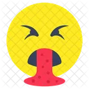 Vomit Emoji Emoticon Emotag Icon