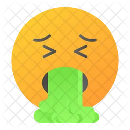 Vomiting Emoji Icon