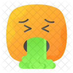 Vomiting Emoji Icon