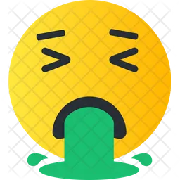 Vomiting Emoji Icon
