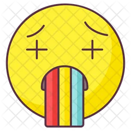Vomiting Emoji Emoji Icon