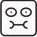 구토 얼굴 이모티콘 아이콘