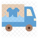 Lieferwagen Haushaltsfuhrung Service Icon