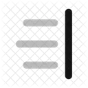 Zitat im Block von rechts nach links  Symbol