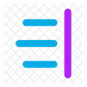 Zitat im Block von rechts nach links  Symbol