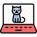 Katze Computer Laptop Symbol