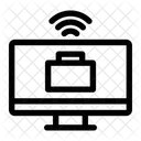 Von Zu Hause Aus Arbeiten Arbeit Zuhause Symbol