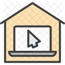 Von Zu Hause Aus Arbeiten Online Arbeiten Arbeit Symbol