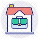 Von Zu Hause Aus Arbeiten Zuhause Online Symbol