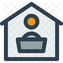Von zuhause aus arbeiten  Symbol