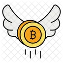 Voo Bitcoin Origami Enviar E Mail Ícone