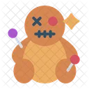 Voodoo Doll Spooky Icon