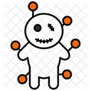 ブードゥー人形、ハロウィーン、ブードゥー アイコン