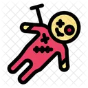 Voodoo Doll Horror Stitching Icon