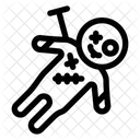 Voodoo Doll Horror Stitching Icon