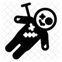 Voodoo Doll Horror Stitching Icon