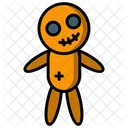 Voodoo Doll Dark Magic Halloween Icon