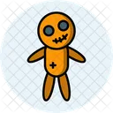 Voodoo Doll Dark Magic Halloween Icon