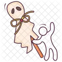 Evil Doll Black Magic Voodoo Doll Icon