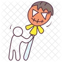 Evil Doll Black Magic Voodoo Doll Icon