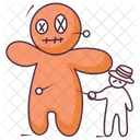 Evil Doll Black Magic Voodoo Doll Icon