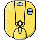 Vordere Karosserie des Rollers  Symbol