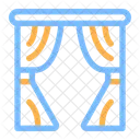 Vorhang Interieur Dekoration Symbol
