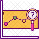 Vorhersage Graphenanalyse Graphenanalytik Symbol