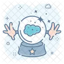 Prognose Vorhersage Vorhersage Symbol