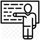 Vorlesung Klassenzimmer Lehrer Symbol