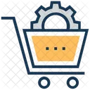 Praferenzen Zahnrad Trolley Symbol