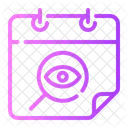 Vorschau Tag Kalender Datum Symbol