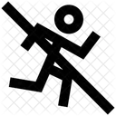 Vorsicht Laufen Verbot Symbol