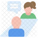 Job Vorstellungsgesprach Vorstellungsgesprach Symbol
