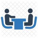 Mitarbeiter Personalwesen Vorstellungsgesprach Symbol