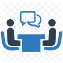 Job Vorstellungsgesprach Besprechung Symbol