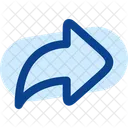 Nach vorne  Symbol