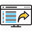 Vorwarts Weiter Symbol