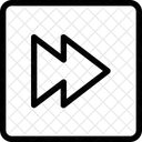 Vorwarts Weiter Schnell Symbol