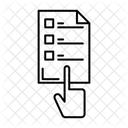 Vorzeitige Stimmabgabe  Symbol