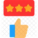 Voto Estrellas Calidad Icono