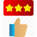 Voto Estrellas Calidad Icono