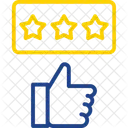 Voto Estrellas Calidad Icono