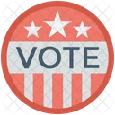Vote Election Badge Icon