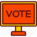 Vote Led Lcd Icon