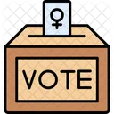 Vote Woman Suffrage Icon