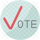 Vote Badge Ballot Icon