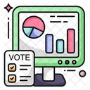 Vote Analytics Vote Statistics Voting Data Icon