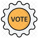 Vote Badge Icône