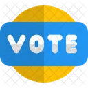 Vote Badge  Icon